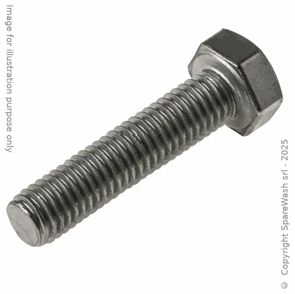 [90400568] SECHSKANTSCHRAUBE M8X35 ELDELSTAHL