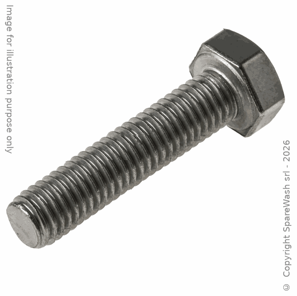 SECHSKANTSCHRAUBE M8X35 ELDELSTAHL