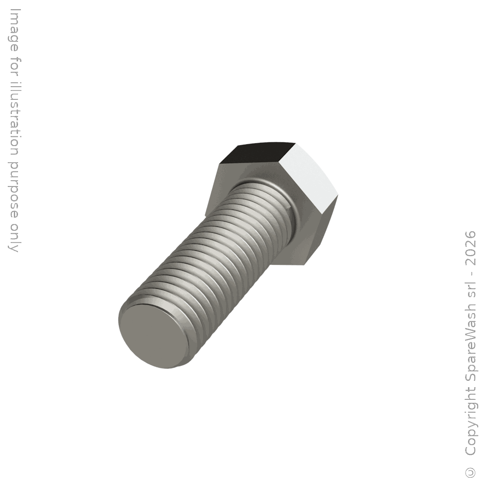 HEXAGON SCREW M12X25 STAINLESS STEEL