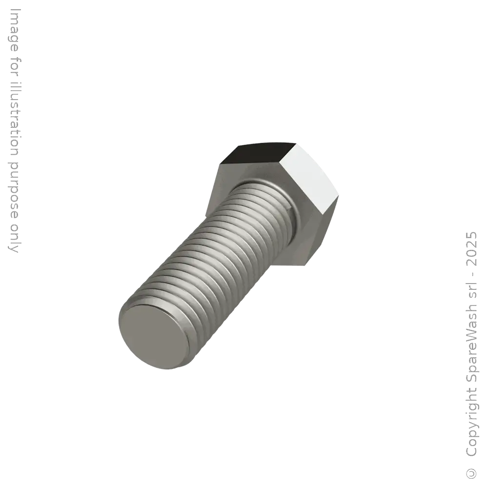TORNILLO HEXAGONAL M12X25 ACERO INOXIDABLE