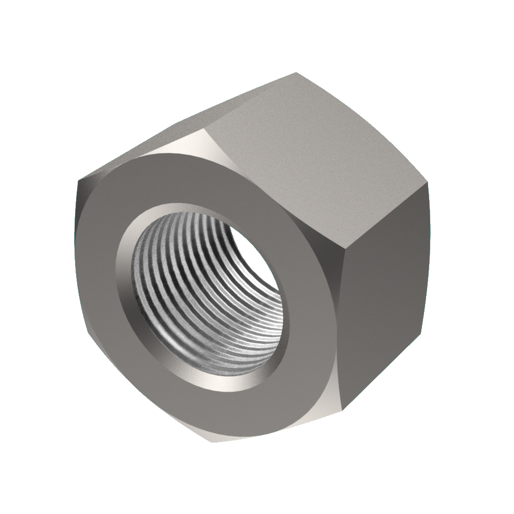HEXAGON NUT HIGH PROFILE M16 STAINLESS STEEL