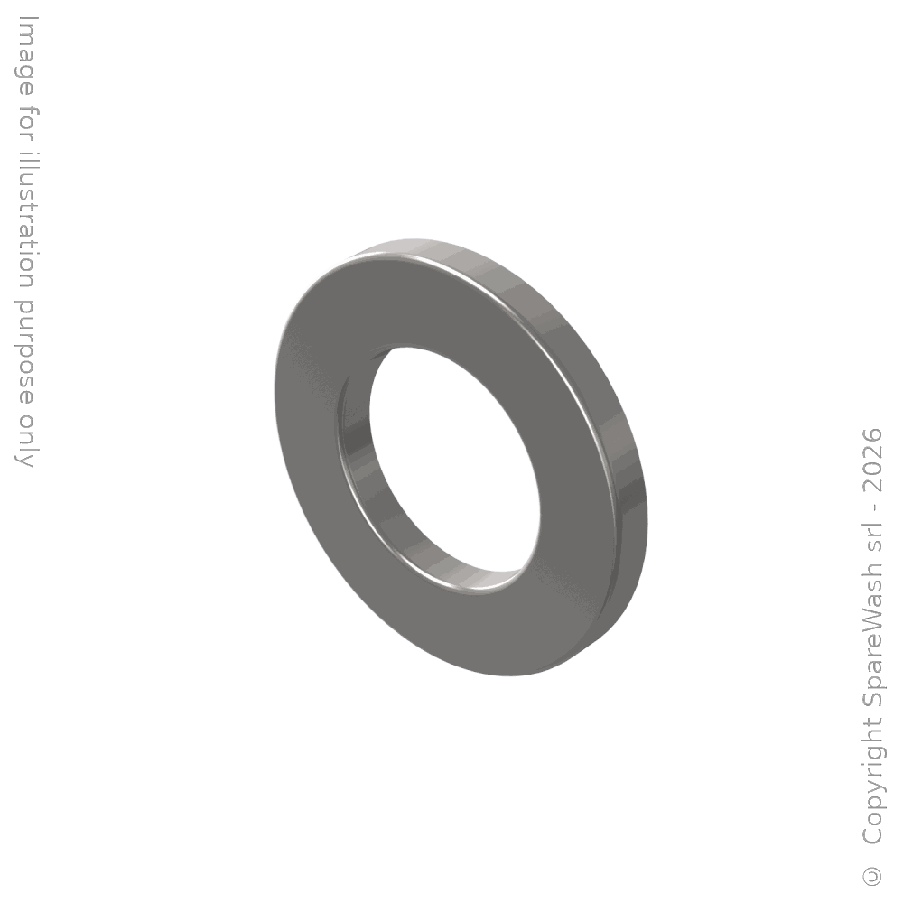 RONDELLE PLANE D16 ACIER INOXYDABLE