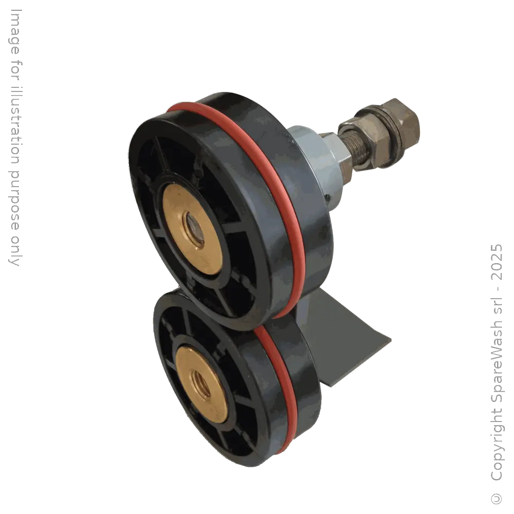 GRUPPO RUOTE SPAZZOLA ORIZZONTALE