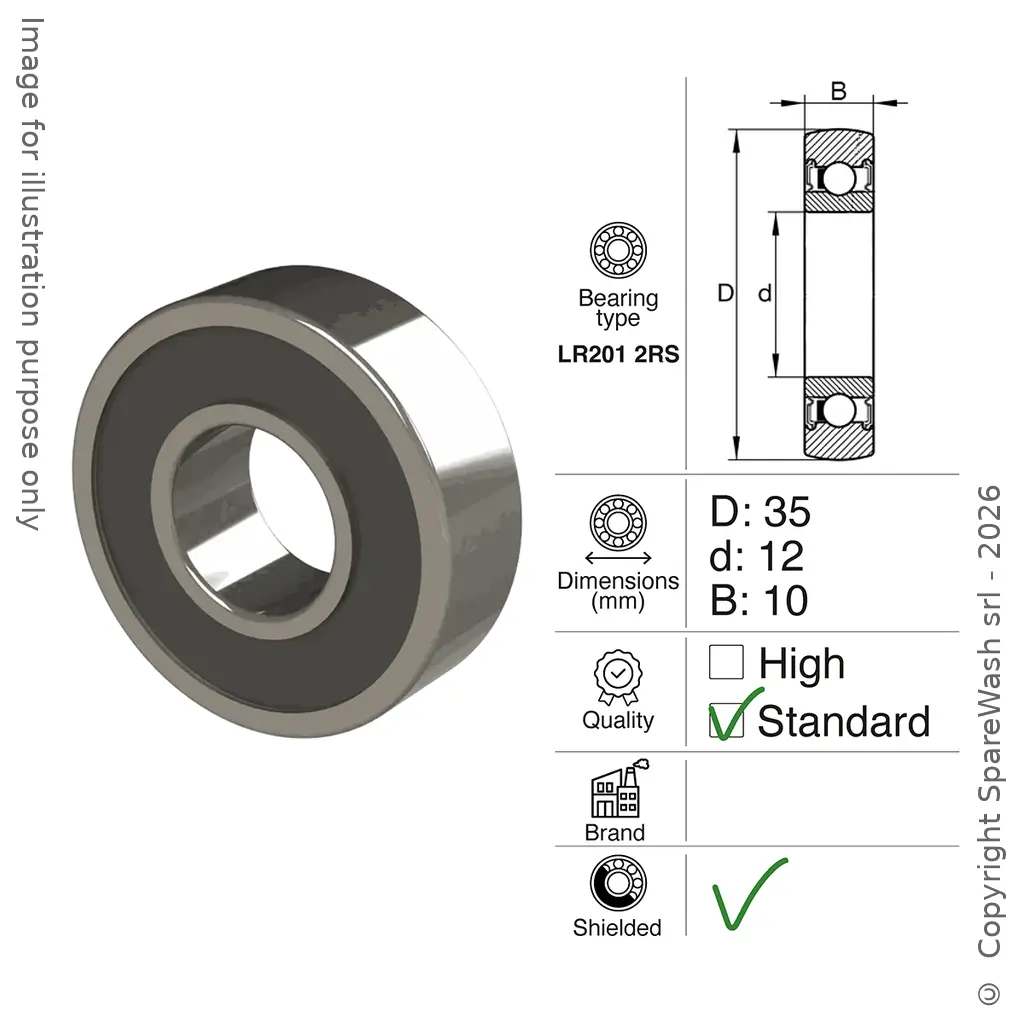LAGER LR201 2RS 