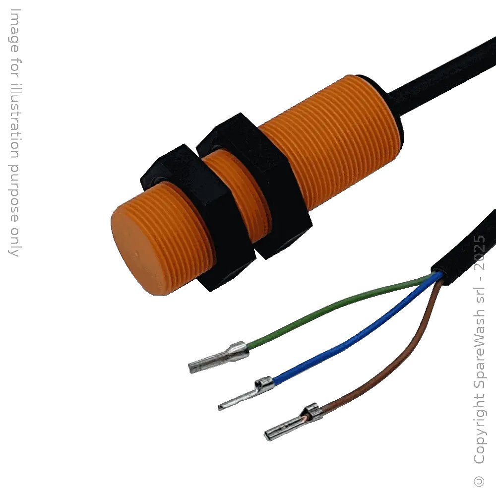 SENSORE INDUTTIVO D18 L54 NO/NC - CAVO 10M - 8MM PNP/NPN 10/36VDC