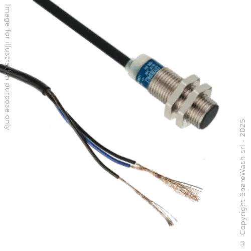 [10300022] SENSORE INDUTTIVO D12 L37 NO - CAVO 10M - 4MM PNP 12/24VDC