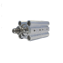 OPPOSED PNEUMATIC CYLINDERS D25X12 MALE ROD M8