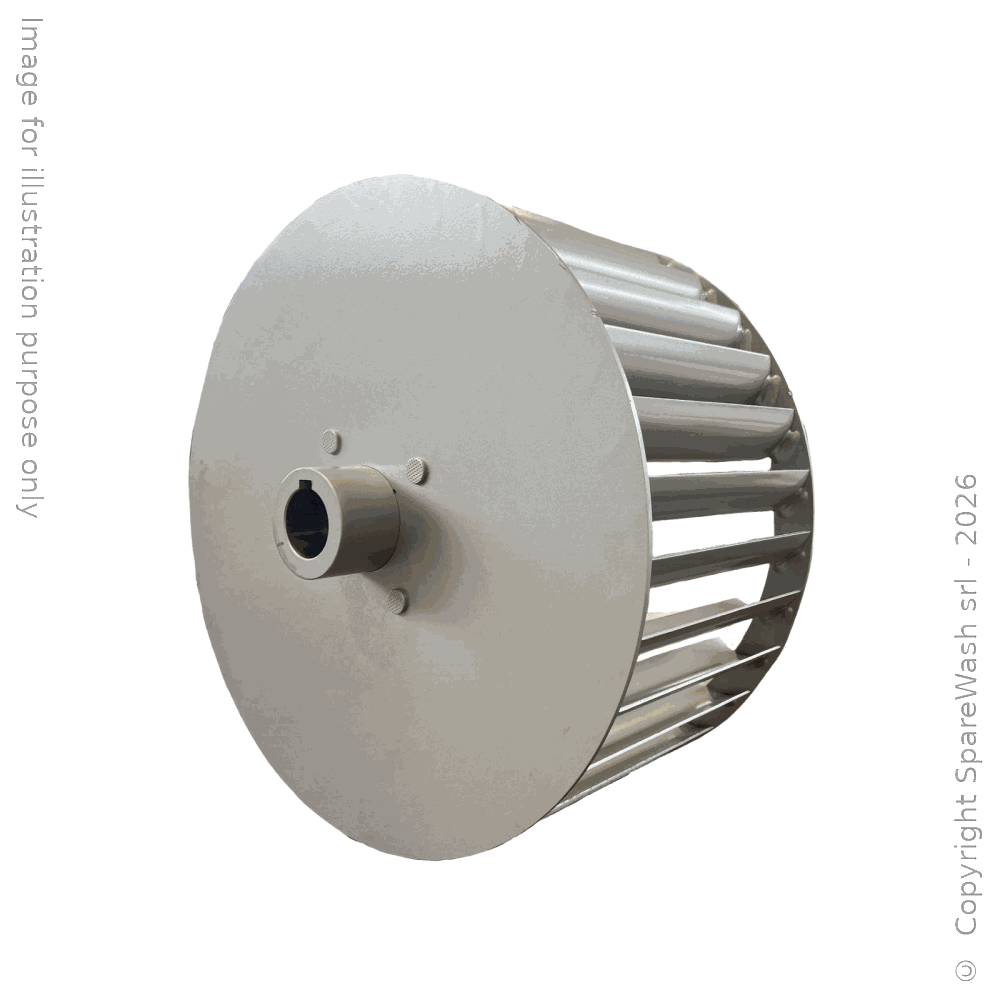 LEFT IMPELLER D280 H140 - MOTOR SHAFT D28