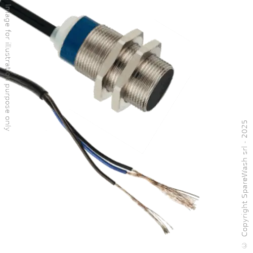 CAPTEUR INDUCTIF D18 L40 NO - CÂBLE 10M - 8MM PNP 12/24VDC