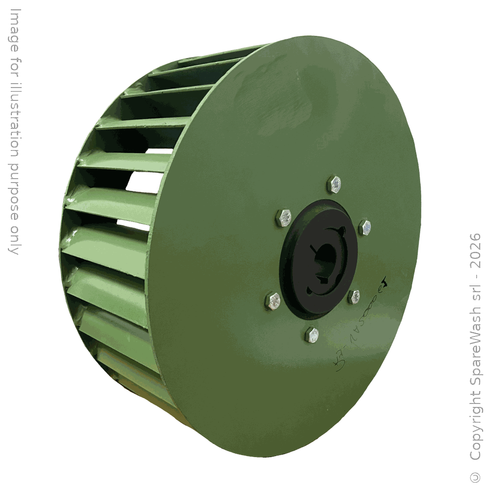 LEFT IMPELLER D265 H100 - MOTOR SHAFT D24