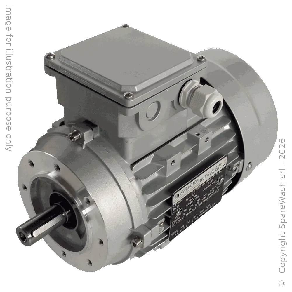 MOTOR 0,75KW 80G B14 4P 230-400V 50HZ IP56 CV