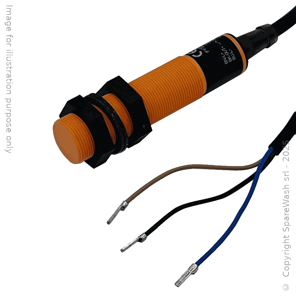SENSORE INDUTTIVO D18 L98 NC - CAVO 7M - 8MM PNP 10/36VDC
