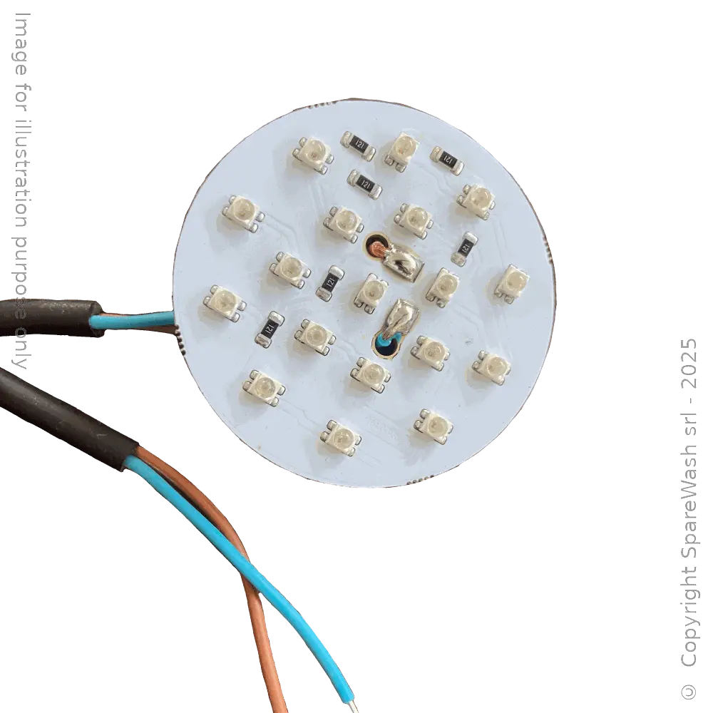 [10900017] LED LAMPE D50 ROT 24VDC
