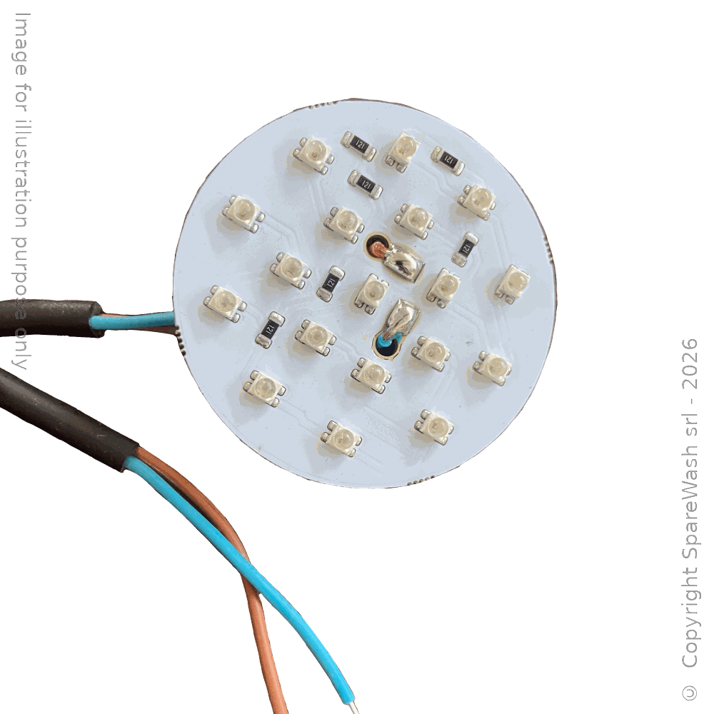 LED LAMPE D50 ROT 24VDC