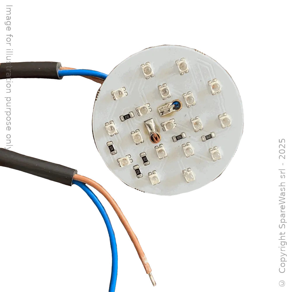 LED TRAFFIC LIGHT D50 ORANGE 24VDC