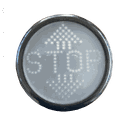 LÁMPARA LED D210 ADELANTE-STOP-ATRÁS 24VDC + MARCO