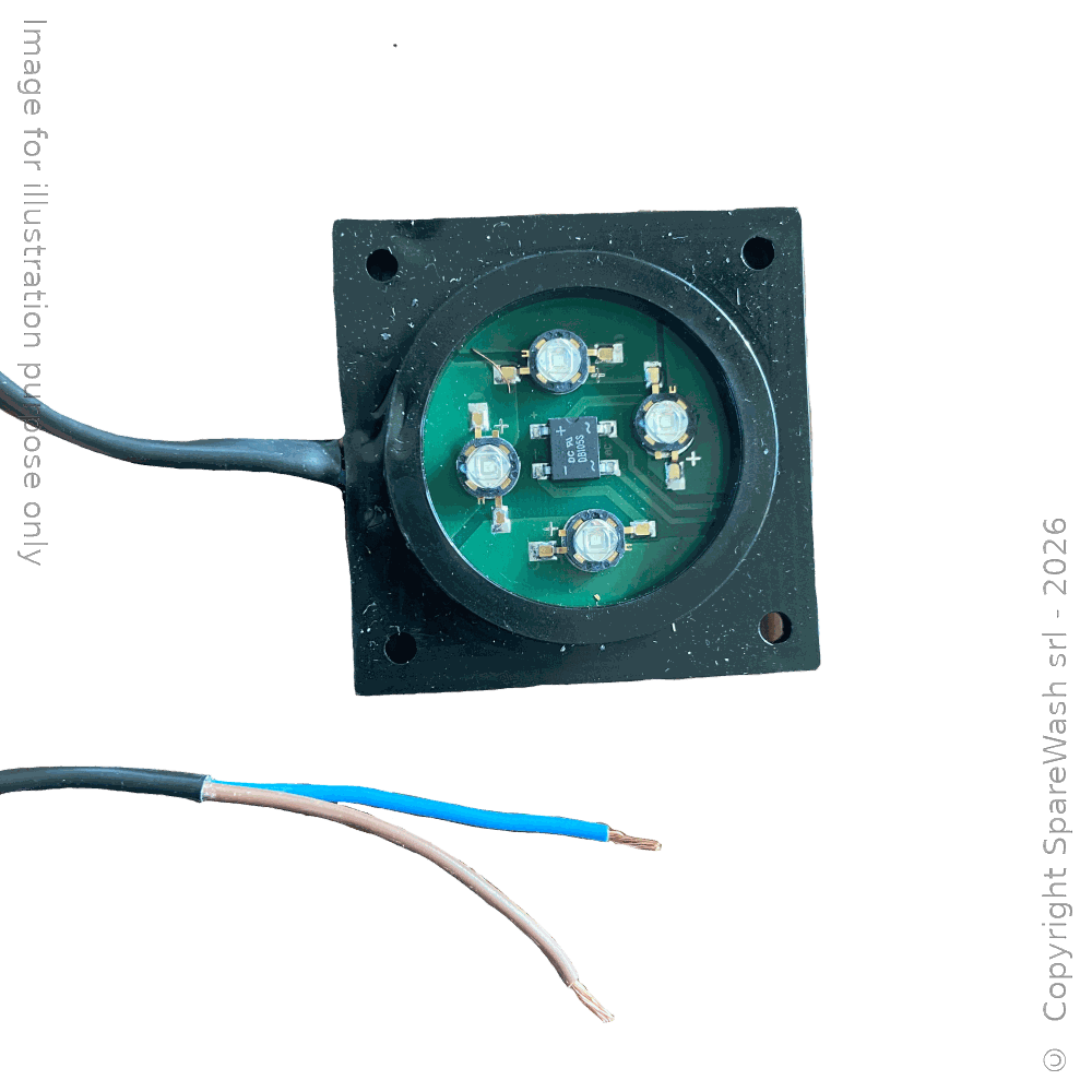 LED LAMPE 60X60 GRÜN 24VDC