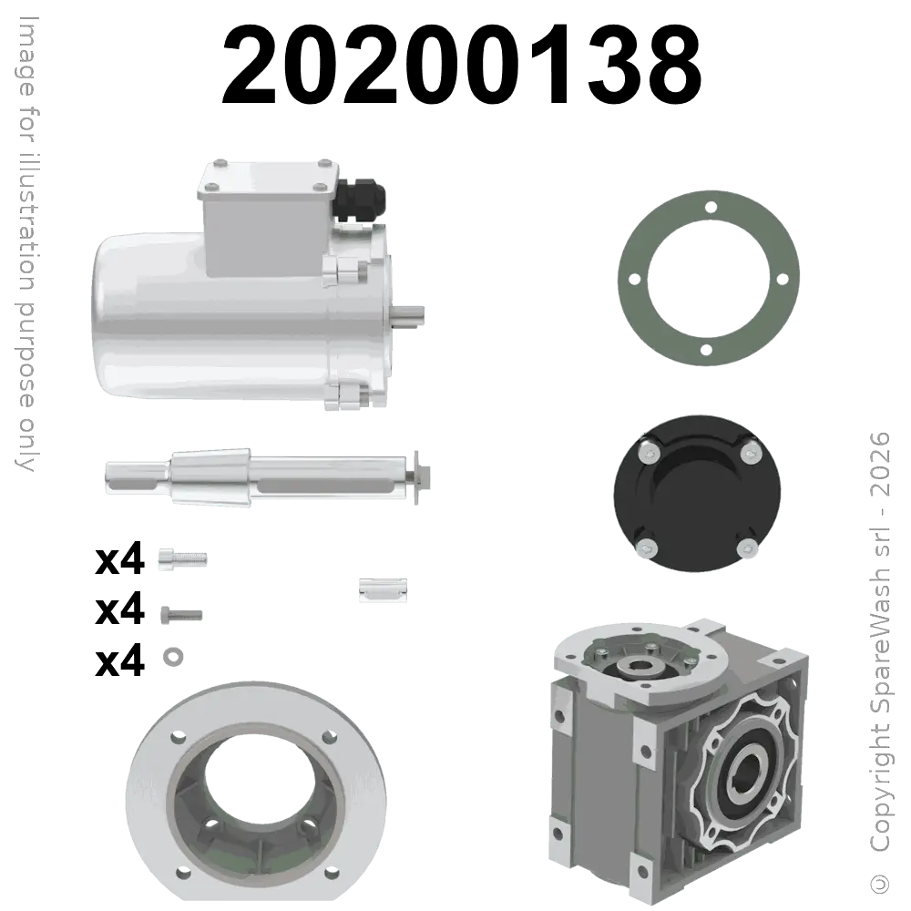 MOTORIDUTTORE 0,37KW I:30 42RPM 230-400V 50HZ