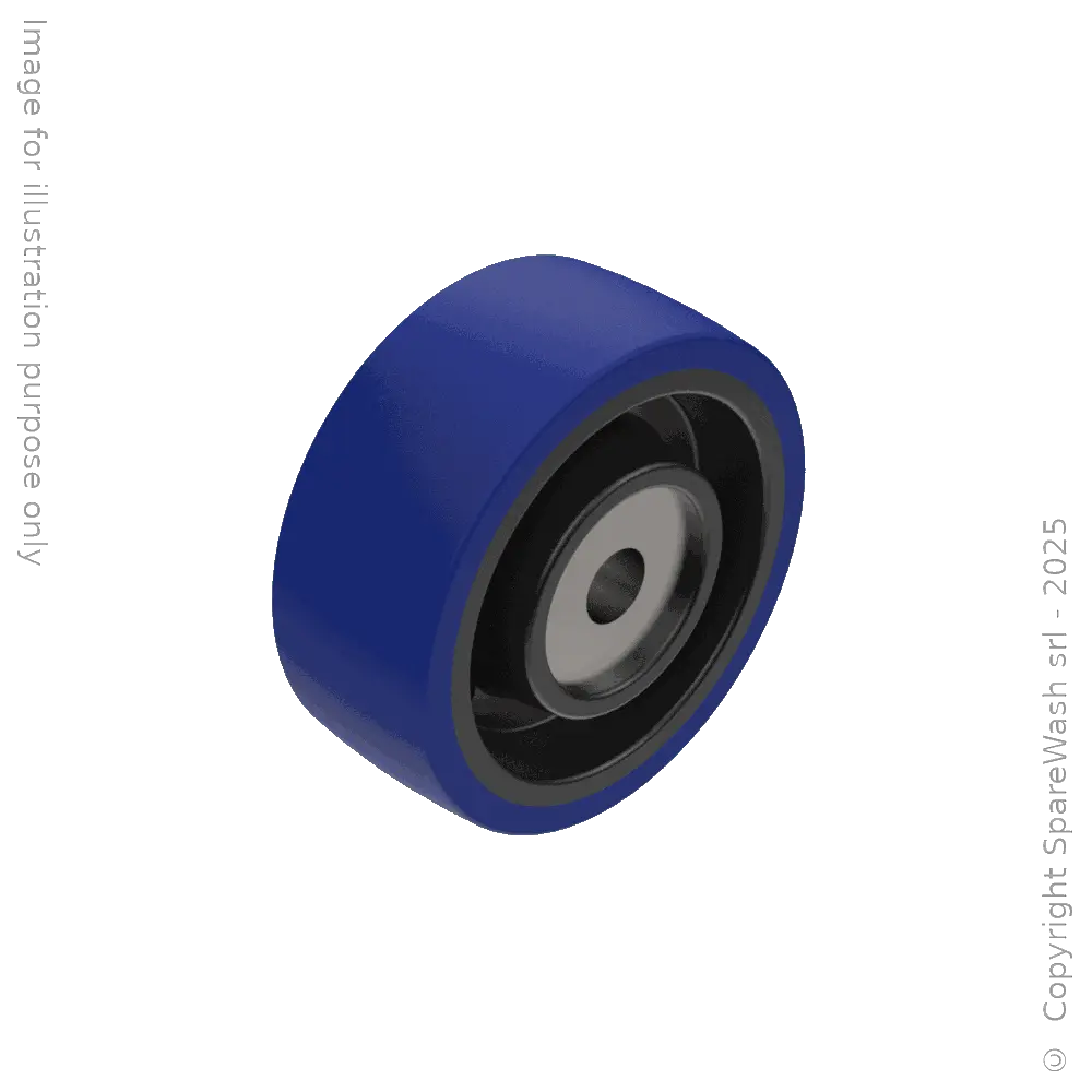 [20400064] WHEEL WITH BEARINGS D80X30