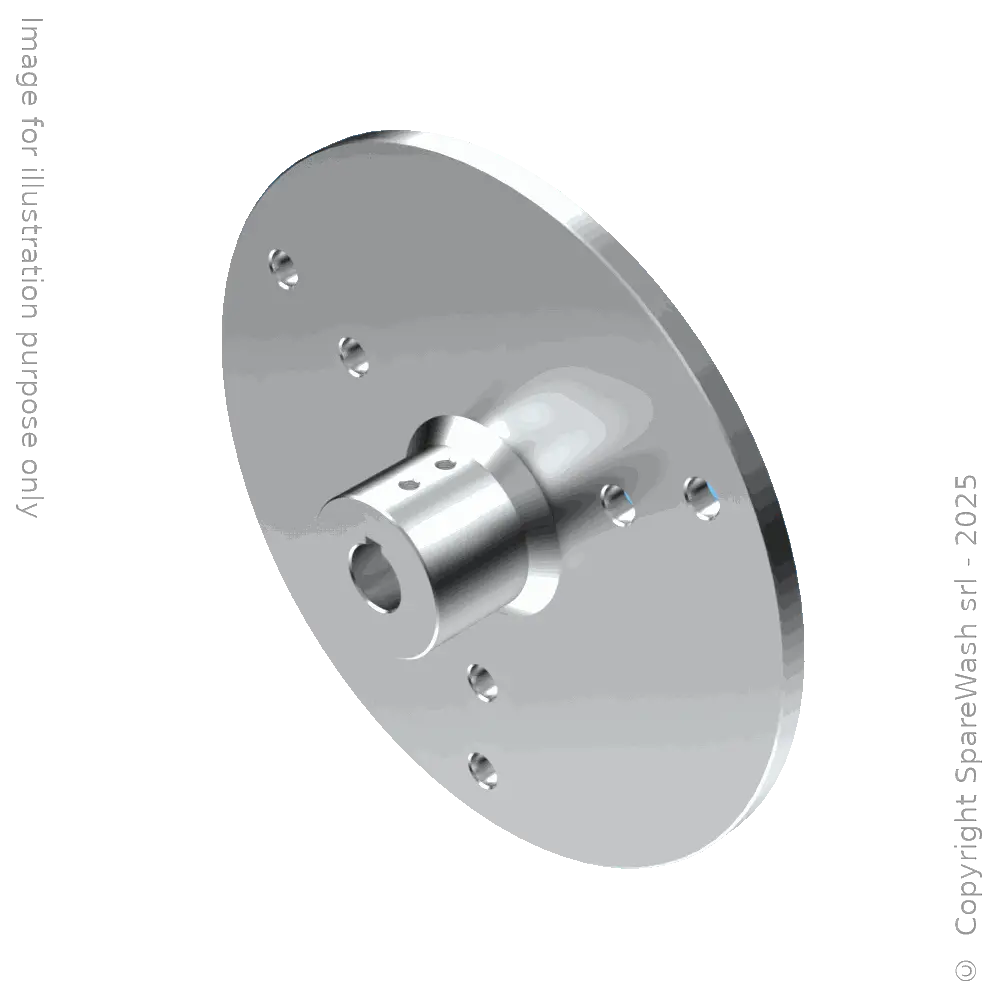 FASTENING FLANGE FOR WHEEL WASH BRUSH