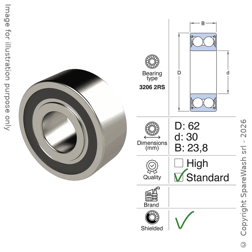 BEARING 3206 2RS 