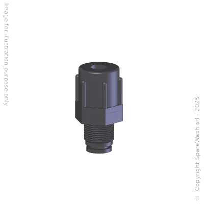 [40300184] VALVOLA INIEZIONE G3/8 TUBO 6/8 EPDM