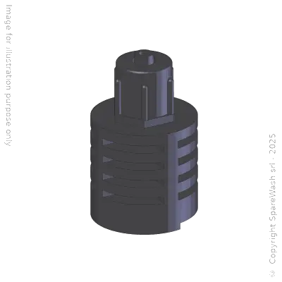 [40300221] VALVOLA DI FONDO TUBO 6/8 EPDM