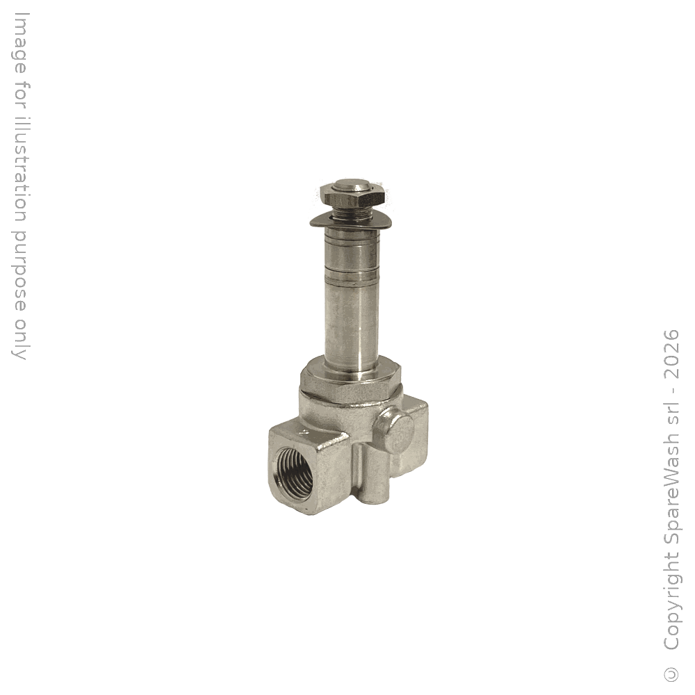 ÉLECTROVANNE 2/2 G1/4 PTFE NC ACIER INOXYDABLE