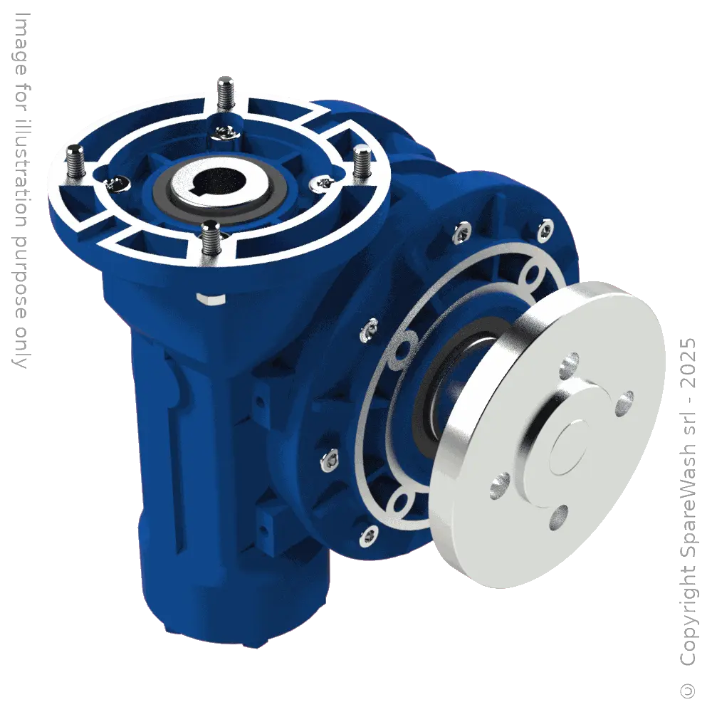 [20100469] WORM GEARBOX STM RMI 70P I:12 P80B14 CUSTOM MADE SHAFT