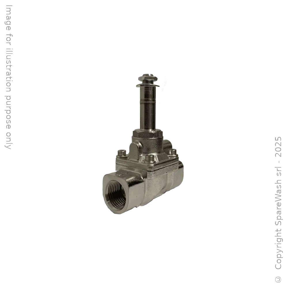 [60300089] SOLENOID VALVE 2/2 G1/2 PTFE NC STAINLESS STEEL