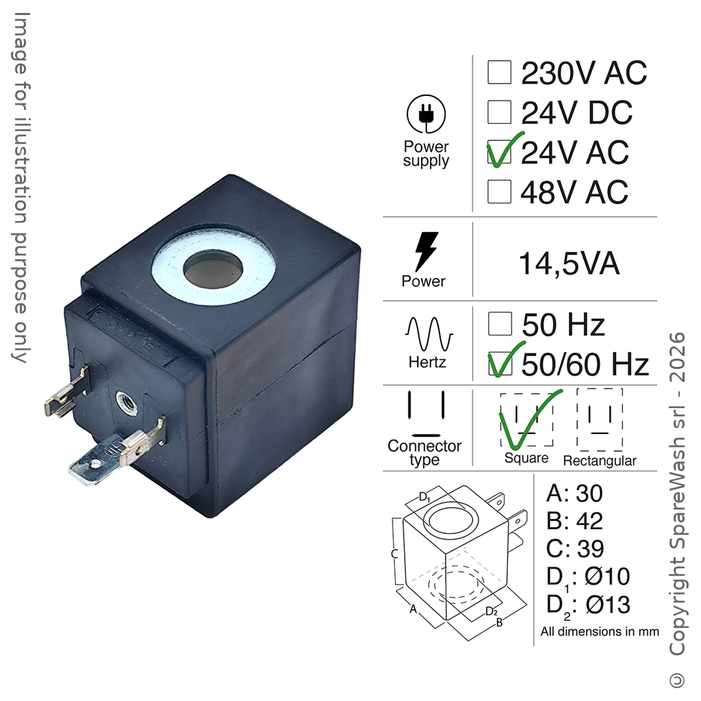 [60300096] BOBINA 24VAC