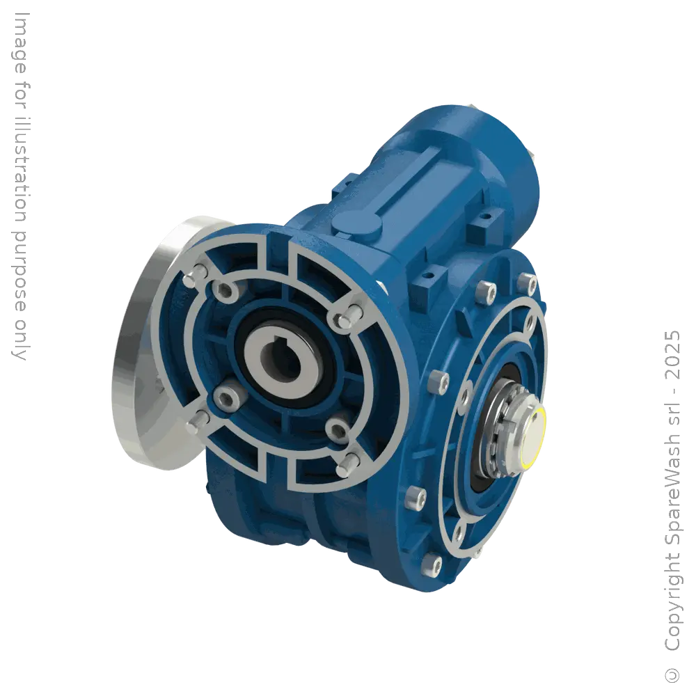 WORM GEARBOX STM RMI 70P I:10 P80B14 CUSTOM MADE SHAFT