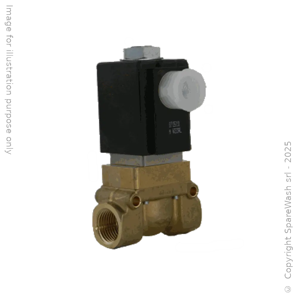 HIGH PRESSURE SOLENOID VALVE 2/2 G1/2 24VAC VITON NC 80BAR