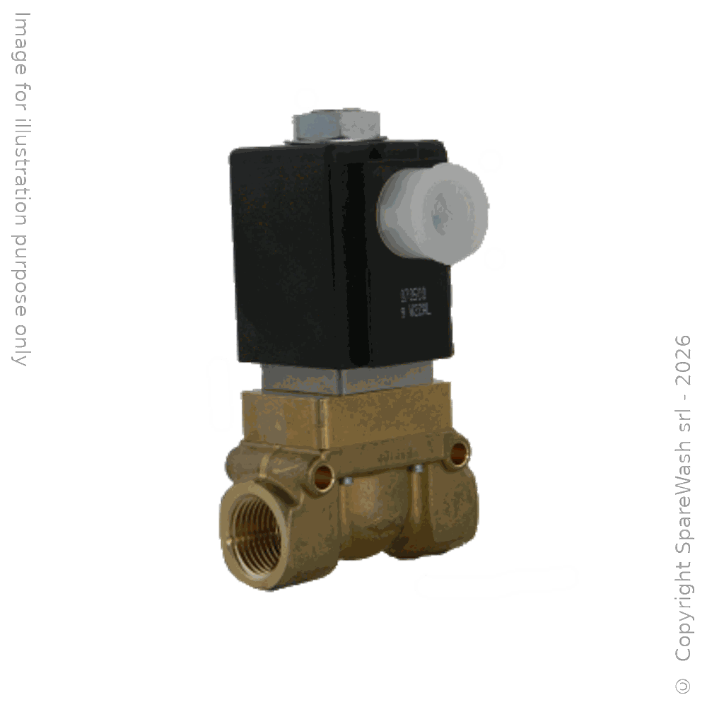 [60400017] HIGH PRESSURE SOLENOID VALVE 2/2 G1/2 24VAC VITON NC 80BAR