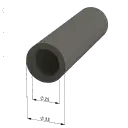 [60500021] TUBO IN GOMMA 25X33 10BAR 50M