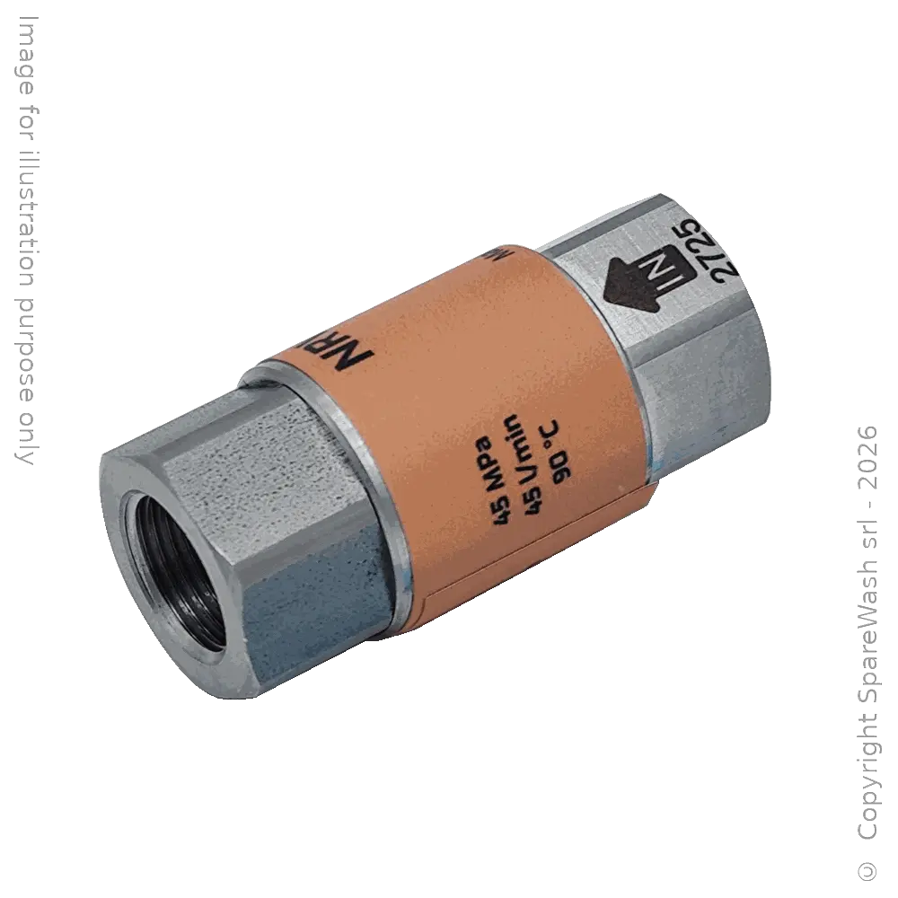 CLAPET ANTI-RETOUR G3/8 ACIER INOXYDABLE 450BAR