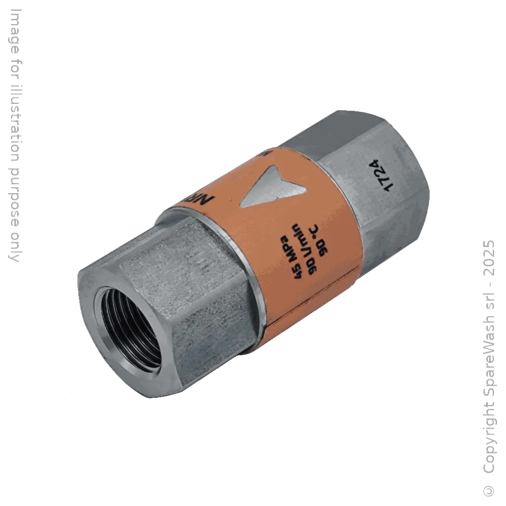 CLAPET ANTI-RETOUR G1/2 ACIER INOXYDABLE 450BAR