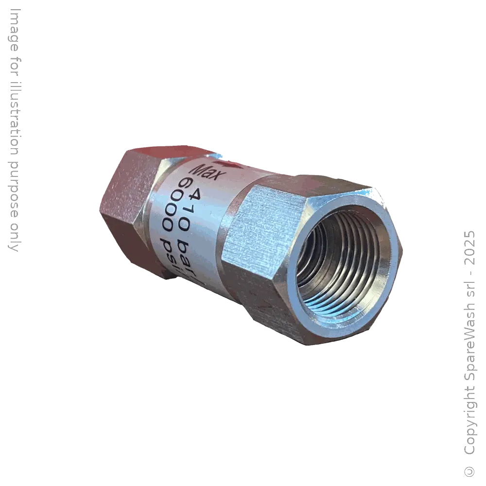 [61200036] RÜCKSCHLAGVENTIL G1/2 ELDELSTAHL 380BAR
