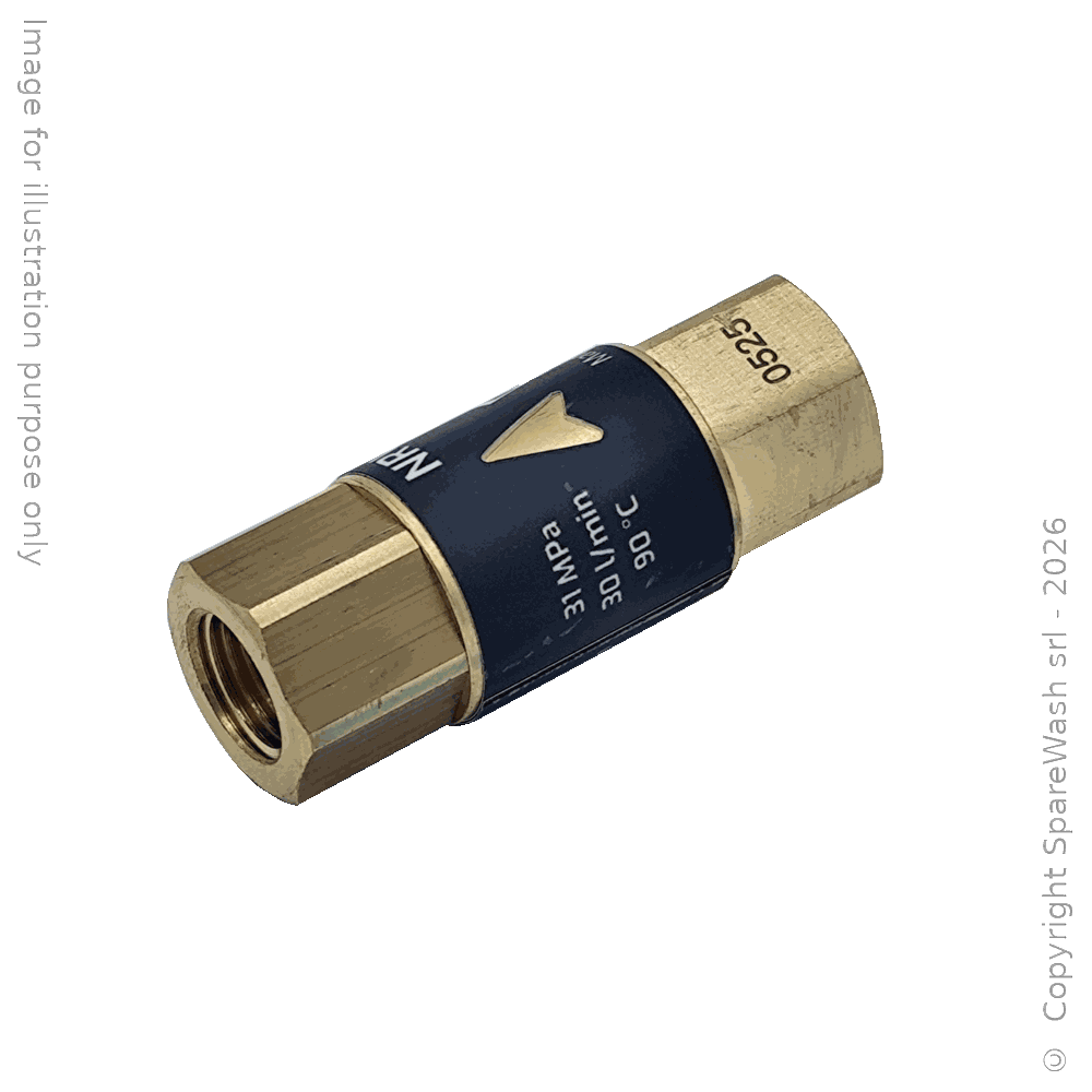 [61200043] CLAPET ANTI-RETOUR G1/4 LAITON 310BAR