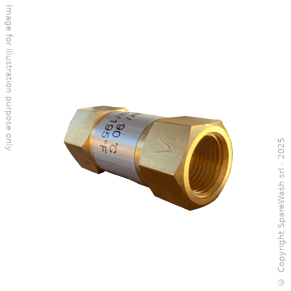 [61200067] CHECK VALVE G1/2 BRASS 280BAR
