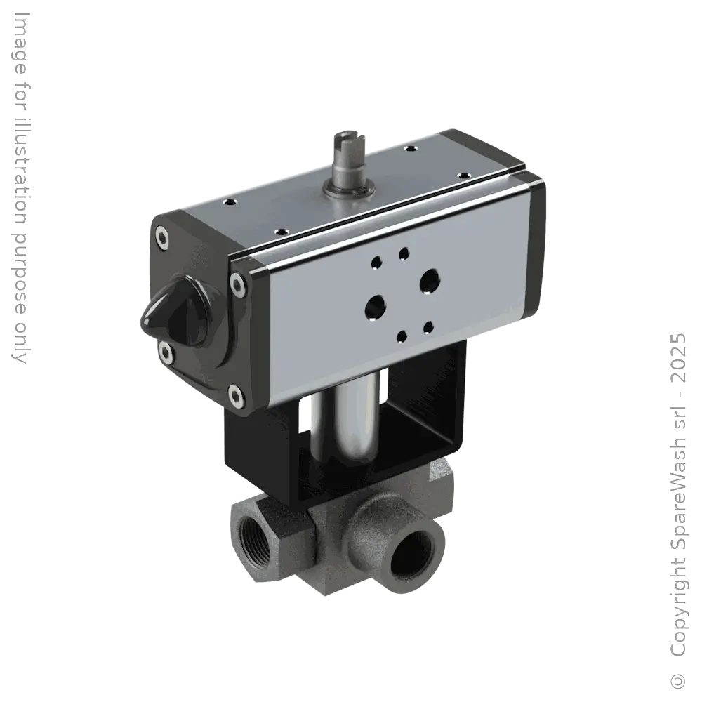 [61300064] 3-WAY PNEUMATIC VALVE G1/2 500BAR
