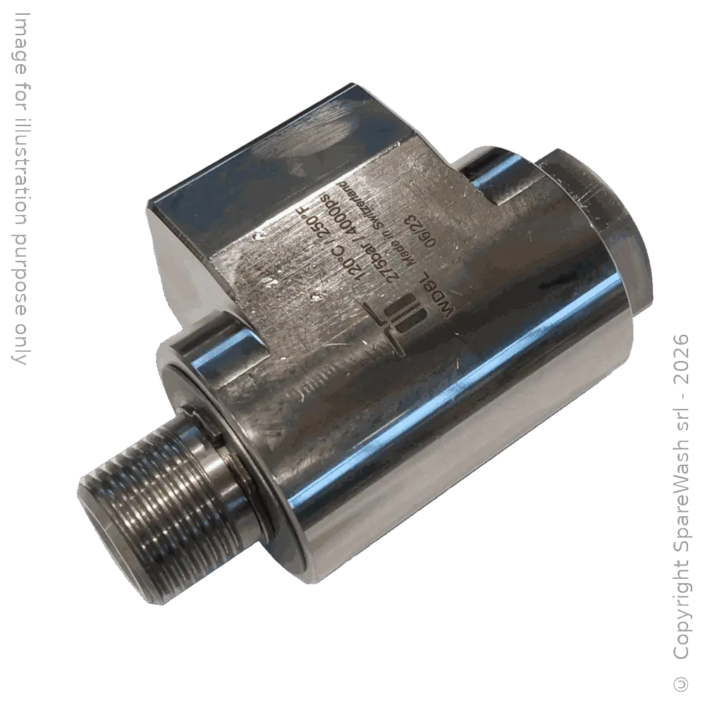 GIUNTO GIREVOLE 90° G3/8M - G3/8F ALTA ROTAZIONE