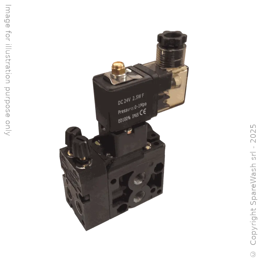 PNEUMATISCHES MAGNETVENTIL MONOSTABIL 4/2 G1/8 24VDC