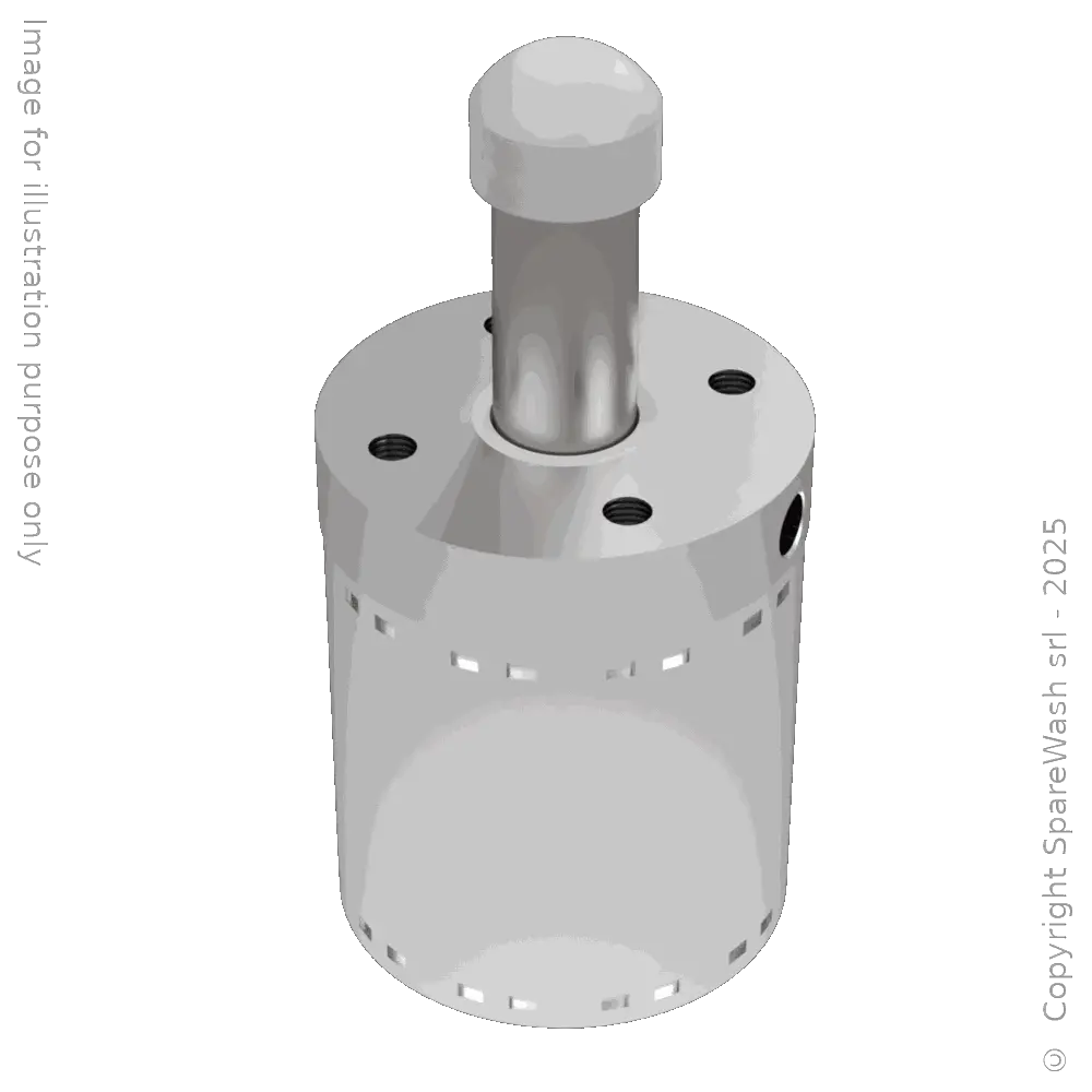 CILINDRO PNEUMATICO A DISEGNO D63X18 STELO SPECIALE