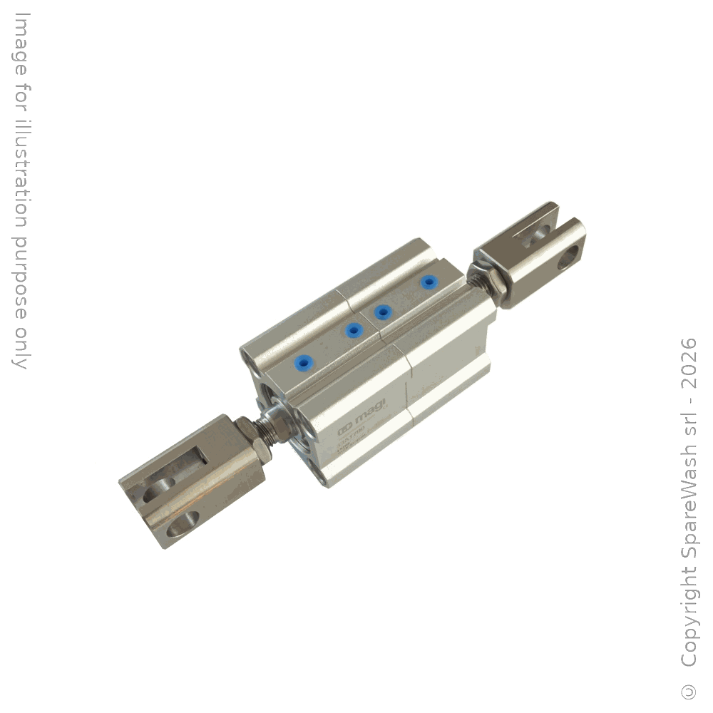 [70200201] CYLINDRES PNEUMATIQUES OPPOSÉS D25X12 TIGE SPÉCIALE