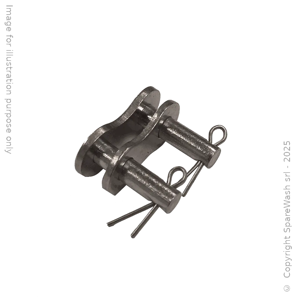 [20700119] GIUNZIONE CATENA SEMPLICE (ISO 08 B1) 1/2X5/16 INOX
