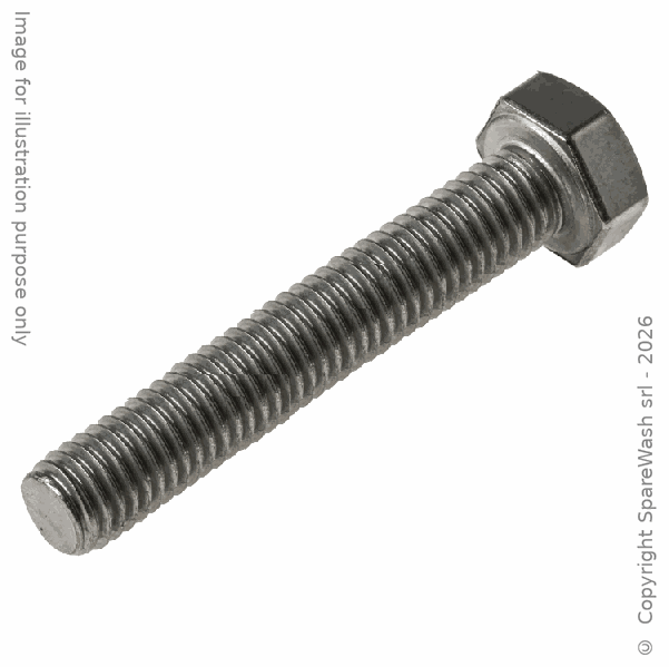 TORNILLO HEXAGONAL M8X45 ACERO INOXIDABLE