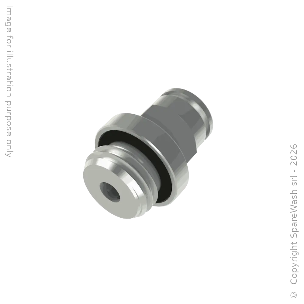 STRAIGHT FITTING G1/4 HOSE D6