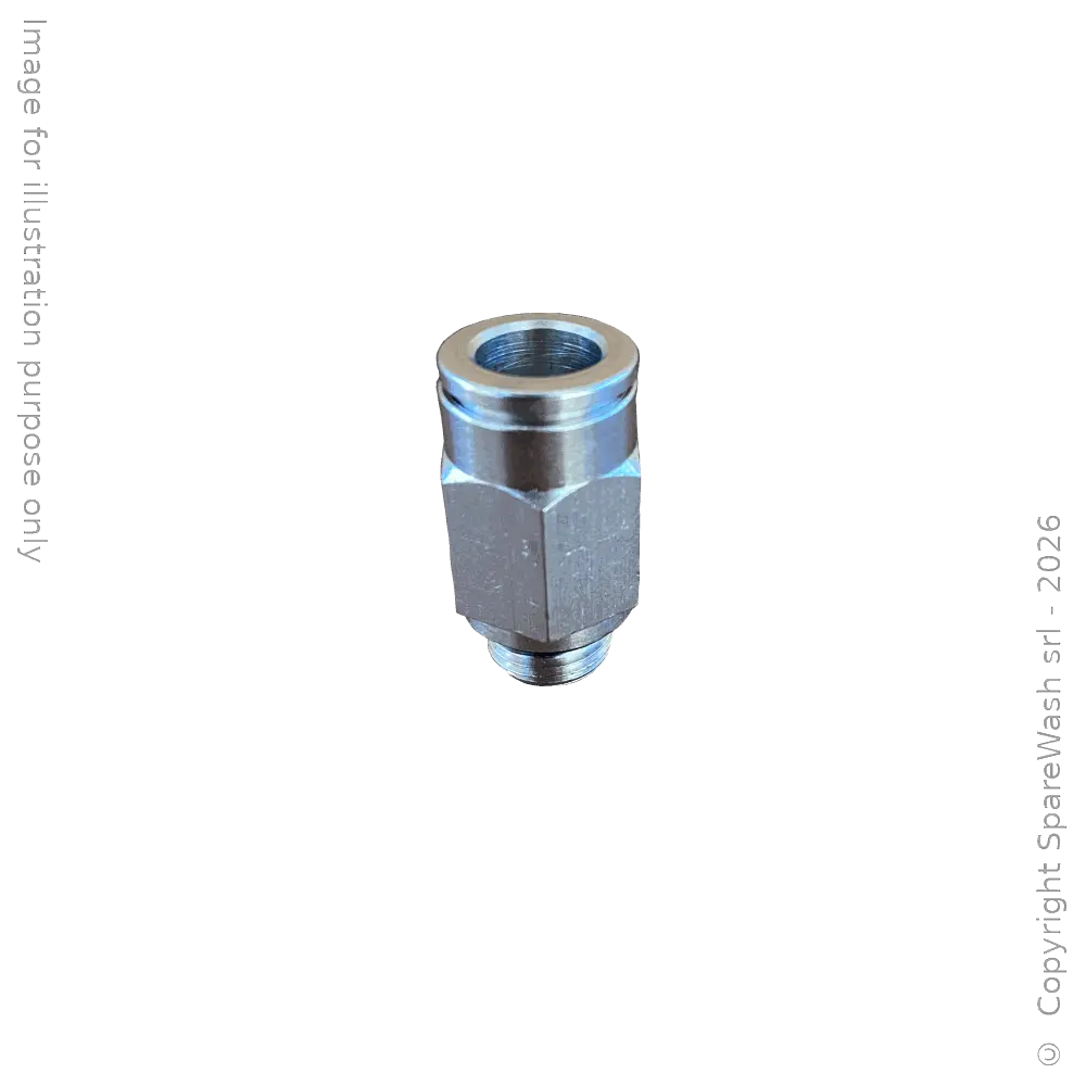 RACCORD DROIT G1/8 TUYAU D8