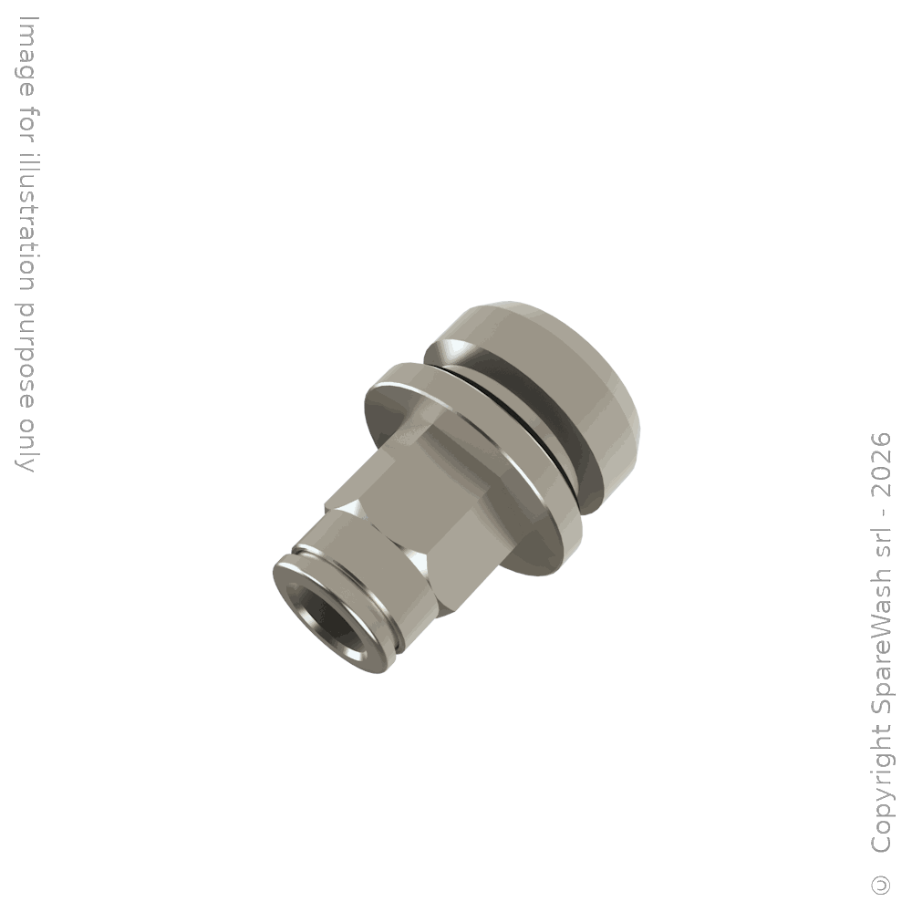 RACCORDO DIRITTO G1/4 TUBO D10